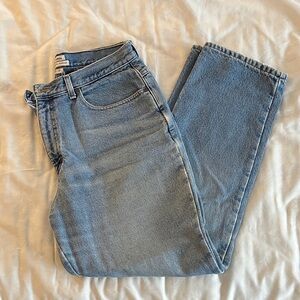 LL Bean Original Fit/Relaxed Lined Blue Denim Jeans